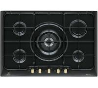 Electrolux PN750RUV Table de Cuisson 75CM 5 Feux Noir Fonte