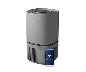 Electrolux Pure 500, Purificateur d'air, Connecté Wi-Fi, Air pur avec Filtration HEPA en 4 étapes, Rapide et Silencieux, Mode nuit 20 dB(A), EPO50371UG, Gris