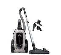 Electrolux Pure C9, Aspirateur Traineau sans Sac, Aspiration Puissante, 7 étapes de Filtration, Poignée Flexible avec Variateur de Flux d'air, Accessoires 3 en 1 Clipsés sur Poignée, PC91-4MG, Gris