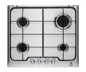 Electrolux pX640 x v encastrable plan cuisson à gaz Argent, Acier inoxydable Cuisson