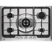ELECTROLUX PX750UOV Table de Cuisson 75 CM 5 Feux Inox 1 Brûleur Triple Couronne