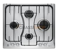 Electrolux RGG 6242 LOX Intégré Cuisinière à gaz Noir, Acier inoxydable plaque de cuisson