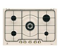 Electrolux Rustico RGG7253OON - Table de cuisson au gaz - 5 plaques de cuisson - Niche - largeur : 56 cm - profondeur : 48 cm - sable