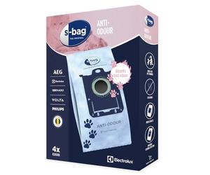 Electrolux Sacs à Poussière s-bag Anti-Allergy, E203B, Filtration Avancée, Capacité de 3,5 Litres, Matériau Synthétique Anti-Allergène, Fermeture Hygiénique, Compatibilité Universelle, Pack de 4