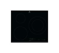 Electrolux SÉRIE 300 BIT60336BK - Table de cuisson à induction - 3 plaques de cuisson - Niche - largeur : 56 cm - profondeur : 49 cm - noir - avec avant biseauté