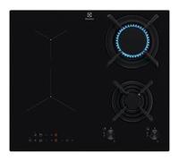 Electrolux Plaque de cuisson mixte KDI640713K – 4 foyers (2 induction, 2 gaz) – 59 x 52 cm – Noir