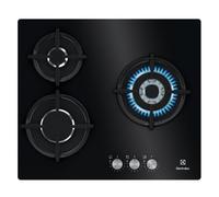 Electrolux Serie 300 KGE6633NOK Noir Intégré 60 cm Gaz 3 zones