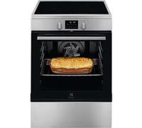 Serie 500 SurroundCook LKI64890BX - Cuisinière - pose libre - largeur : 59.6 cm - profondeur : 60 cm - hauteur : 85 cm - avec système auto-nettoyant