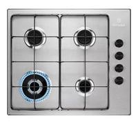 Electrolux Table de cuisson gaz EGS6414X – 60 cm, 4 feux, acier inoxydable