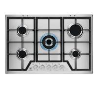 Electrolux Table de cuisson à gaz KGS7536SX Slim line – 5 foyers – Acier inoxydable