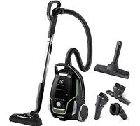 Electrolux UltraOne, Aspirateur Traineau avec Sac, Ultra Silencieux 65 dB, 2 sacs inclus, Performance d'Aspiration, Poignée Ergonomique, Ecoresponsable (70% de plastique recyclé), EUO9GREEN, Noir