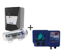 Electrolyseur au sel E-Next 21 + Pompe doseuse Micro pH - Astral Pool