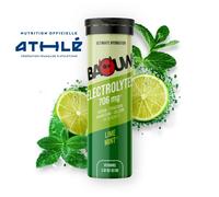 Baouw – Pastilles électrolytes – Citron vert et menthe – 10 pastilles