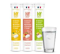 Electrolytes Hydratation Citron Peche Mangue - Granions Hydrop - Pack X3