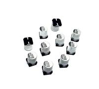 Electrolytic aluminum patch, 5V, 35V, 50V, 63V, 1uf 2.2uf 3.3uf 4.7uf 10uf 22uf 33uf 47uf 100uf 220uf 330uf 470uf, 10 pieces AUOQKQUT(63V47uf-8X10)