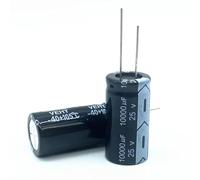 Electrolytic Capacitor 25V 10000UF 50PCS FNYUVNFAF
