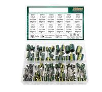 Electrolytic Capacitor Kit Assortment 10v 16v 25v 35v 50v 400v 10uf 100uf 470uf 1000uf AUOQKQUT(180pcs)