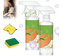 Electrolyzed Ion Kitchen Cleaner Spray, Kitchen Appliance Cleaner, Multipurpose Natural Oil Stain Remover Spray for Oven, Stove & Range Hood (2Pcs)