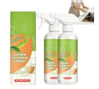 Electrolyzed Ions Kitchen Cleaner Spray,Dégraisseurs de cuisine pour cuisinière Top Glass Cleaner et nettoyeurs en acier inoxydable,Nettoyeurs de cuisinière à induction,Dégraisseurs de four (2)