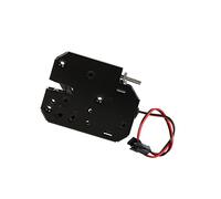 Électromagnétique en acier 12 V 2 A - Résistant aux chocs avec élasticité réglable, facile à installer pour casier, armoire, boîte aux lettres