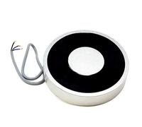 Électromaignet Pour Les Mécanismes de Porte et D'Éclosion Avec Un Trou de Montage de 10mm - 152,4mm de diamètre x 31,75mm D'Épaisseur - 454kg Pull - 12V Dc / 7,8W