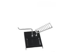 Electroni Support de fer à souder en métal pour établi - Support en alliage résistant à la chaleur avec suspension pour fente de fil d'étain, compact 13 x 9 x 10 cm