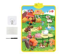 Electronic Alphabet Wall Chart, Interactive Education Toy with Sounds and Lights, 16.14x21.85 inches Colorful & Sturdy, Musical Talking Poster for Kids Learning, Fun Gift to Girls