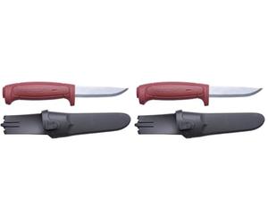 Electronic Arts Basic 511 Poignard Mora, Rouge, Lame 9 cm (Lot de 2)