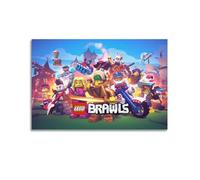 Electronic Arts Poster Lego Brawls sur toile - Impression d'art moderne pour chambre à coucher - 50 x 75 cm