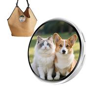 Electronic Badge - Rechargeable Touch Screen Video Display Button, Digital Name Tag Pin for Business Workplace Convention, Portable Screen Badge for Exhibition Trade Show Wedding Graduation