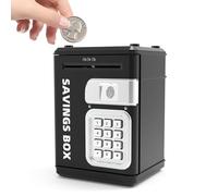 Electronic Bank Safe, Password Cash Box, 7.48x5.31in Secure Savings Toy, Authentic Child-Friendly Design, Money Management Toys for Youth, Adult, Pretend Play, Financial, Education
