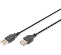 Electronic Câble Rallonge à USB Digitus AK-300200-018-S Noir 1,8 m