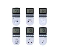 Electronic Digital Timer Switch 24 Hour Cyclic Plug Kitchen Timer Outlet Programmable Timing Socket 220V NWPNLXEA
