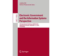 Electronic Government And The Information Systems Perspective