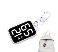 Electronic Keychain Watch, Digital Touch Screen Timepiece, Clear Accurate Display, Everyday Carry Accessory, Compact Travel Friendly Design, Suitable for Students Adults Teens Home Office Car Meetings