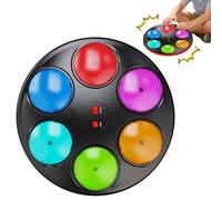 Electronic Memory Game - ABS Electronic Components 22x22x4cm, Interactive Puzzle Board, 3 Modes | Lights and Sounds, Kids Learning Toy for Kids Ages 3+, Party, Road Trip, Birthday, Home