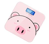 Electronic Scale for Body Weight - Smart Bathroom Weighing Device for Women | Accurate Digital Display with USB Charging & Cartoon Design for Fitness Tracking, Health Goals, Daily Monitoring and Home