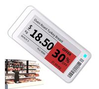 Electronic Shelf Label - Wireless Magnetic Smart Display Tag For Polyvalent Digital Signage, Electric Control Indicator Enhancing Modern Retail Environments, Clear Readable Screen System Support Eff