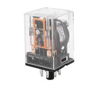 Electronic starter Control 8-Pin DPDT DIN Rail Electromagnetic Relay DC 24V Coil