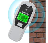 Electronic Stud Finder - ABS Material 18.5cm Size, Wall Wire Detector, 5-in-1 Multifunction | Metal Scanner, LCD Sensor, Audio Alarm for Picture Framing, Carpentry, Construction, Home Renovation