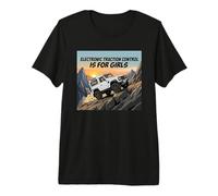 Electronic Traction Control is for Girls T-Shirt Haut de Gamme