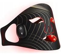 ELECTRONICA 4U Masque facial LED pour le visage rajeunissant la lumière bleue rouge