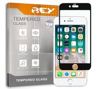 ELECTRÓNICA REY Verre Trempé 3D pour iPhone 8 Plus/iPhone 7 Plus, Noir, Protecteur d'écran qualité supérieure, Protection Complète, 3D, 4D, 5D