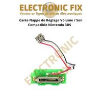 ELECTRONICFIX 3DS Carte de Réglage du Son Nappe de Bouton Volume Compatible Nintendo 3DS