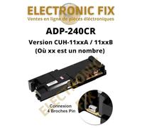 ELECTRONICFIX Bloc d'alimentation PS4 ADP-240CR Version CUH-11xxA / 11xxB Compatible avec PlayStation 4