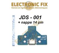 ELECTRONICFIX Connecteur de charge JDS-001 Port Usb pour Manette Compatible avec PlayStation 4 JDS-001