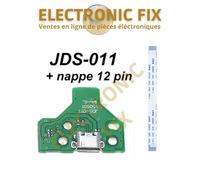 ELECTRONICFIX Connecteur de charge JDS-011 Port USB pour Manette Compatible avec PlayStation 4 JDS-011