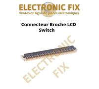ELECTRONICFIX Connecteur FPC, Écran LCD, Prise 53 Broches de Remplacement pour Nintendo Switch