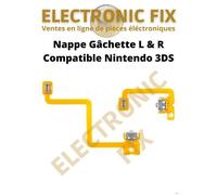 ELECTRONICFIX Lot de Nappe Contacteur Bouton Gâchette L & RCâble flexible compatible avec Nintendo 3DS