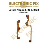"ELECTRONICFIX - Lot de Nappe Contacteur/Flex/Ruban Bouton Gâchette L/ZL & R/ZR Câble Flexible Compatible avec Nintendo New 3DS - Remplacement et Réparation"